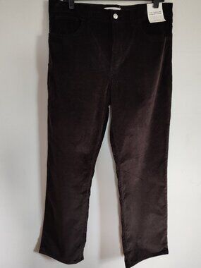 Madewell  SZ 31 Brown Longline Straight Pant